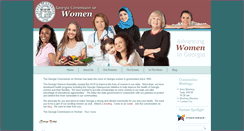 Desktop Screenshot of gacommissiononwomen.org