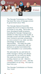 Mobile Screenshot of gacommissiononwomen.org